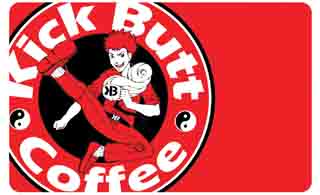 kick butt coffee card