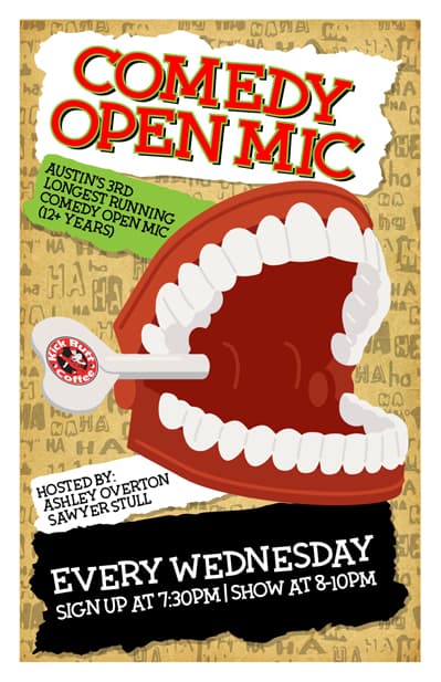 Live Comedy Open Mic Show Every Wednesday