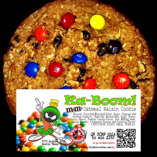 Ka-Boom! m&m's Oatmeal Raisin Cookie