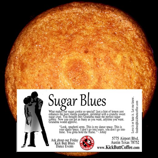 Sugar Blues Sugar Cookie