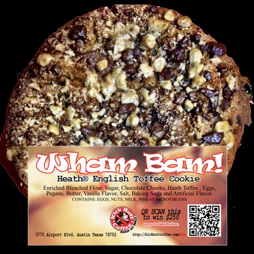 Wham Bam! Heath English Toffee Cookie