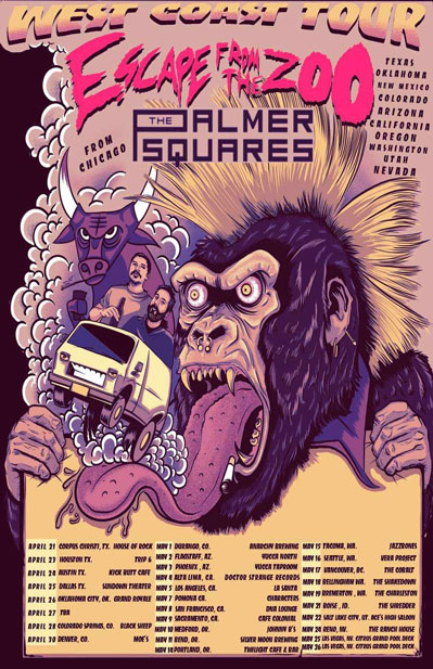 Escape From The Zoo, The Palmer Squares, The Butts, Baseball Touchdown, Nelray
