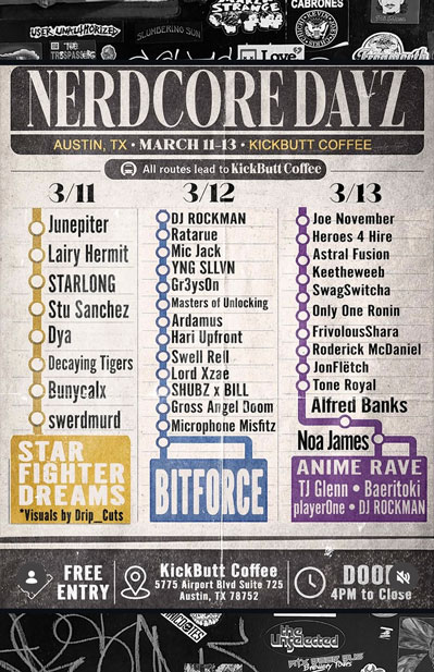 Nerdcore Dayz: Day 1