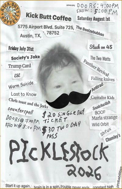 Picklestock 2026